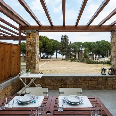#Flh - Amalthia & Αthena Beachfront Houses In Pefkohori Exterior photo